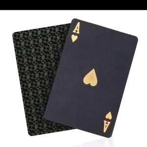 Luxury Black and Gold Playing Cards